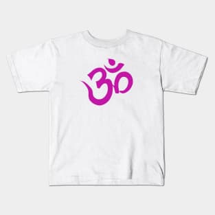 Om Spiritual Awareness Meditation Yoga Kids T-Shirt